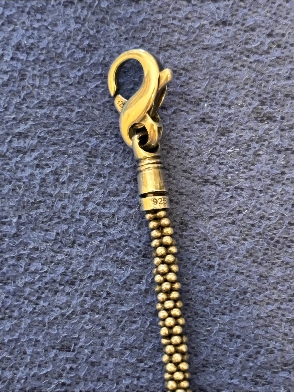LAGOS Silver Bead Necklace with Lobster Clasp - Picture 4 of 4